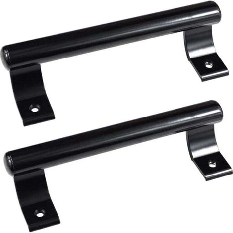 Maniglia per porta scorrevole in alluminio da 8" in 2 pezzi, XU, maniglia moderna in metallo per porte in vetro di balconi, porte scorrevoli per bagni, ecc. - KZQ (1/4)