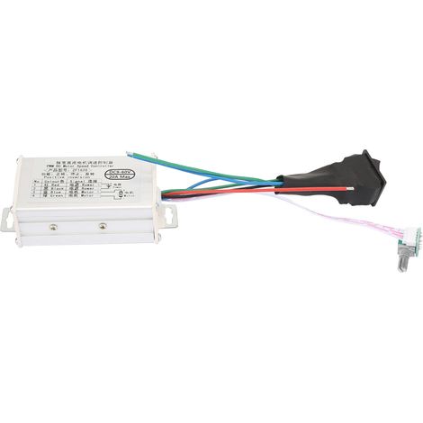 Régulateur de vitesse moteur DC 20A 9-60V CW/CCW boîtier métal 15Khz (1/5)