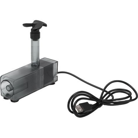 Filtre submersible multifonction à haute efficacité pour aquarium, alimenté par USB – Pompe de filtration pour aquariums et bassins à poissons ou tortues (1/5)
