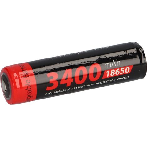 XCell Li-Ion 18650 Akku 3,7V 3400mAh PCM protected for Flashlights (1/5)