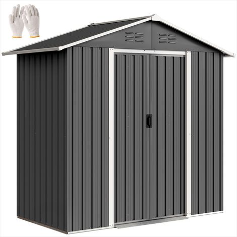 Abri de jardin Cabanon en acier galvanisé 194 x 107 x 191 cm (1/5)