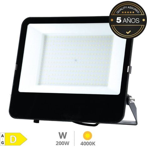 Proyector aluminio LED Serie Liwale 200W 4000K IP65 Negro - Pro Line (1/2)