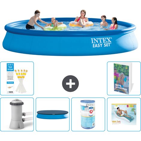 Intex Piscina Easy Set Rotonda - 457x84 cm - 7-pezzi  S287