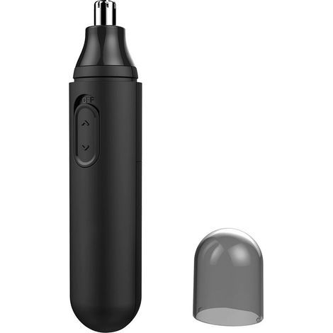 Épilateur de nez électrique étanche, tondeuse pour poils de nez et d'oreilles avec lame double tranchant rotative à 360° (1/5)