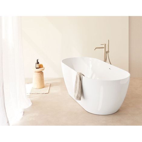SANYCCES TRENTO Bañera Exenta Acrílica Blanco Mate - Medida: 75x150 cm - ref: BN125150075WM (1/2)
