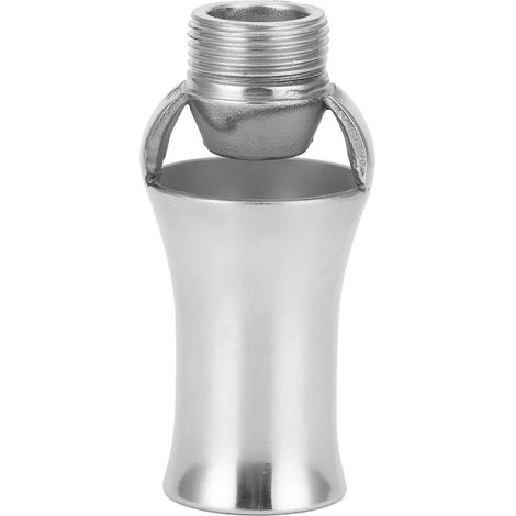 Adjustable Water Spray Head Pond Sprinkler Stainless Steel Cedar Shaped Fountain Nozzle G3/4 Male Thread (1/5)