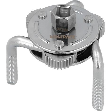WOLFPACK LINEA PROFESSIONAL Chiave per filtri olio Spider Universal Ø 8 A Ø 13,5 cm. Chiave per filtri a 3 griffe, Chiave per filtri universale, Chiave per filtri auto/moto