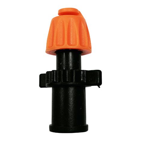 Buse d'arrosage à insertion 90°/180°/360°, Réfraction Intérieure Orange 180°, pour Irrigation par Micro-pulvérisation, Arrosage Arbres Fruitiers, Jardin, Pots de Fleurs et Pépinière