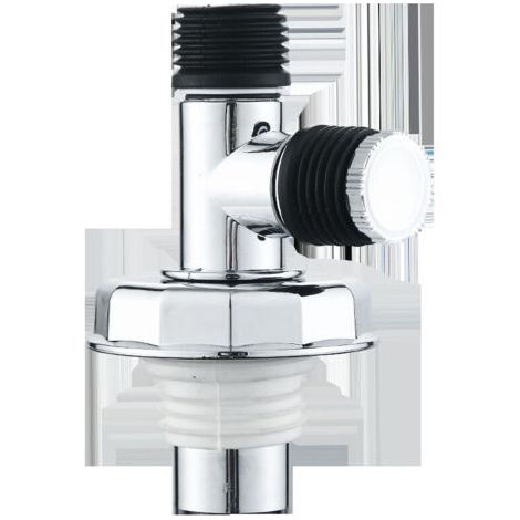QORVA-Joint d'étanchéité pour siphon de sol de machine à laver, dispositif anti-refoulement pour siphon de sol, bouchon anti-odeurs pour siphon de sol, tuyau d'évacuation de machine à laver et angle d (1/2)