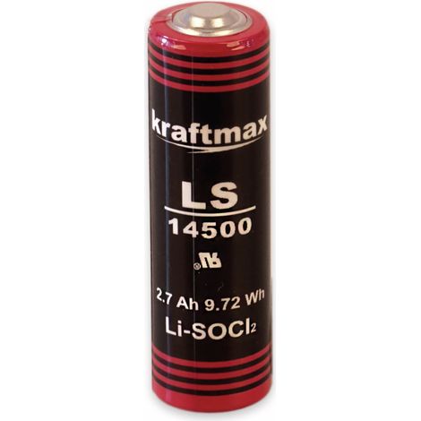 Batterie lithium KRAFTMAX LS14500, format AA, 3,6 V, 2700 mAh