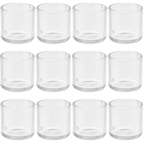 de 16 embouts antid rapants en PVC transparent pour pieds de