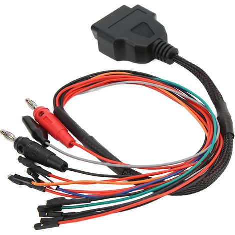 Câble Tricore de dérivation OBD2 pour calculateur MPPS V21 (M3.8 M5.9), compatible avec Fiat 6F3, 6JF, 8DF, 8F2, 8F3 et 8GM. (1/5)