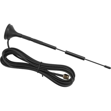 Antenne externe à ventouse double bande 2,4G/5,8G 7DBI gain élevé, interface SMA, étanche, fixation magnétique XP-002 (1/5)