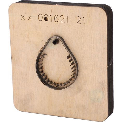 Moule de découpe en cuir, forme de carte de contrôle d'accès, pour le traitement DIY, matrice de découpe en carton (1/5)