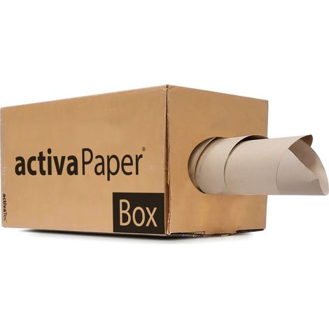 Boîte distributrice papier kraft recyclé en tube 80gr/m2 375 mm x 250 M