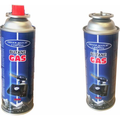 BOMBOLETTA RICARICA CARTUCCIA GAS BUTANO 390ml DISERBANTE TERMICO CUCINA FORNELLO CAMPEGGIO