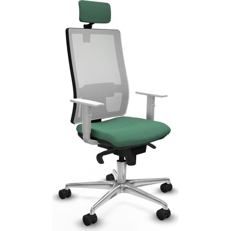 Piqueras et Crespo 4B086N2 Chaise de bureau vert émeraude (1/3)