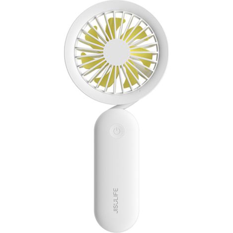 Ventilateur Cou JISULIFE – 7 Pales – 3 Vitesses – USB-C – 2000mAh – Pliable – Léger – Suspendu (1/5)