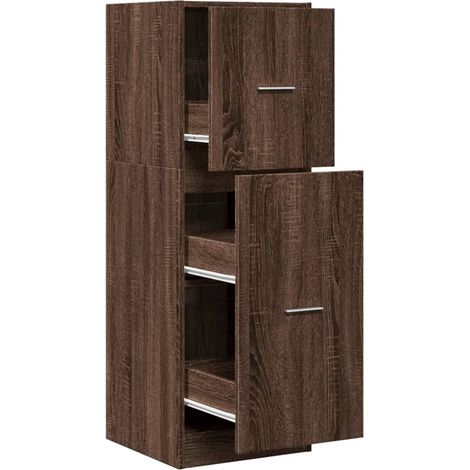 Maison Exclusive - Armadietto da Farmacia Rovere Marrone 40x41x118 cm Truciolato