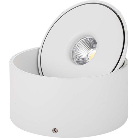 V-TAC 20W runder COB LED Einbaustrahler, schwenkbar, weiß, 3-in-1