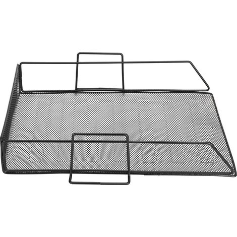 Classeur de bureau organiseur de documents, étagère en fer pour rangement de livres et courriers, support de fichiers et fournitures de bureau (1/5)