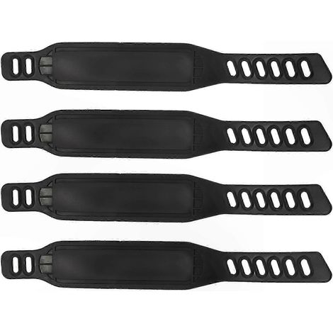 8-teiliges Set Pedalschlaufen für Heimtrainer, breite Fußschlaufen, Zubehör für Indoor-Cycling, Cardio-Training für zu Hause (1/5)