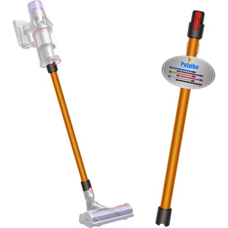 Verlängerungsrohr für Dyson V15 V11 V10 V8 V7 Staubsauger, Rohr für Dyson Ersatz Teleskoprohr Schnellspanner Verlängerungsstange, Staubsaugerrohr Zubehör 73cm(Orange) (1/5)