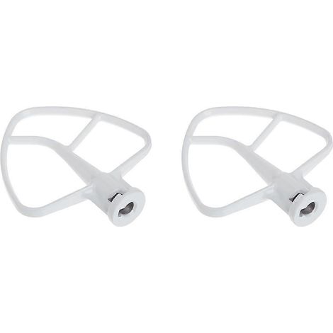 K45B Coated batteur plat blanc 4.5Qt palette batteur plat (1/5)