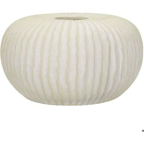 Vaso mauro ferretti magnesio crema 40 x 23 cm