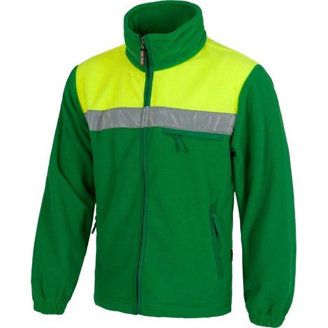 Polar de alta visibilidad con pieza ajustable (verde y rojo) WORKTEAM C4030 (1/3)