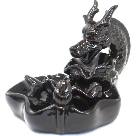 Brûleur d'encens à reflux - Grand bassin de dragon- Vendu par 1 (1/3)