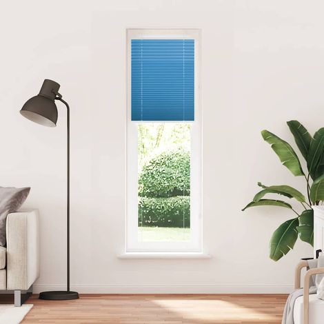Maison Exclusive - Estor Plisado azul 60x200 cm Tela Ancho 59,4 c