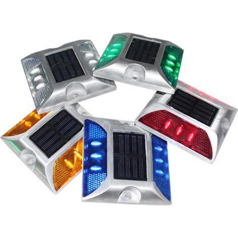 Marcatore Riflettore stradale fotovoltaico occhi di gatto IP68 Colore - Giallo