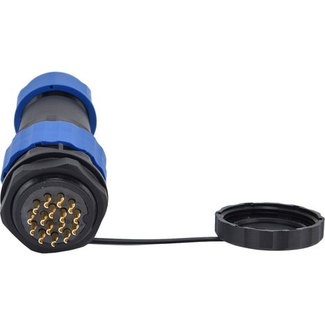 IP68 wasserdichte Rückmutter, Flugzeugstecker, 380V 10A Netzteil für SP2816-poliges Kabel (1/5)