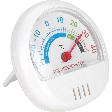 LSAR Thermomètre précis à Grand Cadran, thermomètre de congélateur, pour Cuisine à Domicile(White) (1/5)