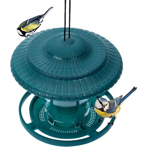 MINKUROW Comedero Para Pájaros Para Exteriores, Comedero Para Pájaros Independiente, Comedero Para Pájaros Colgante Para Exteriores Con Techo, Comedero Para Pájaros Con Linterna Colgante, Para Exterio (1/5)