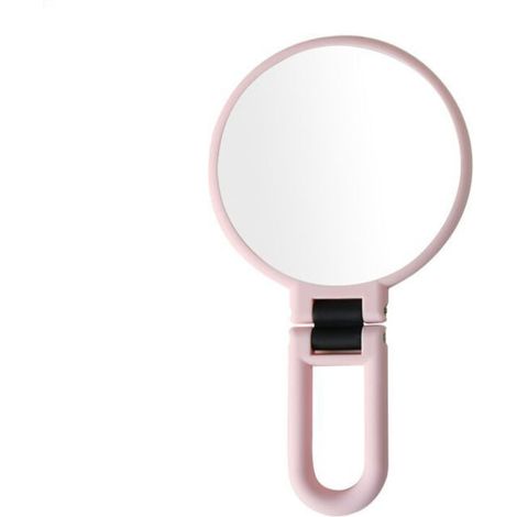 SABIR Miroir de Poche 1X 15X avec poignée pour Les Voyages, Miroir grossissant, Magnification, Miroir Double Face Pliable, Miroir pour Femmes pour Le Maquillage des Yeux en Voyage, sur Table (1/5)