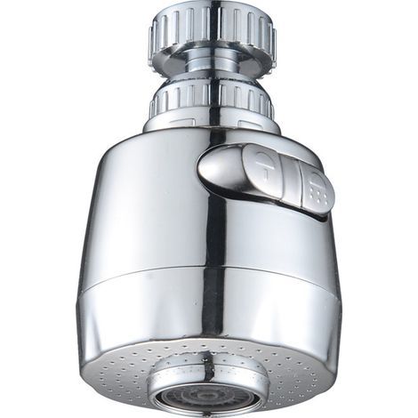 360 Degree Swivel Faucet Aerator Kitchen Faucet Head 2 Modes Adjustable Shower Head Filter Sprayer for Kitchen Bathroom (Short) (1/5)