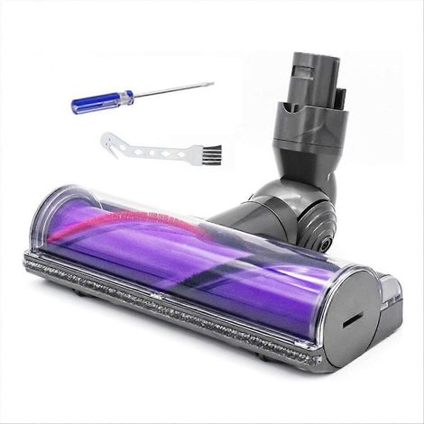 Tête de brosse sol dure pour aspirateur V6 DC58 DC59 DC62 DC72 DC74, accessoire de nettoyage parquet et carrelage, compatible avec modèles Dyson, embout universel anti-rayures, idéal pour sols lisses (1/5)