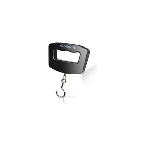 Balance numérique pour bagages – Modèle suspendu en ABS noir – Légère et portable (1/5)