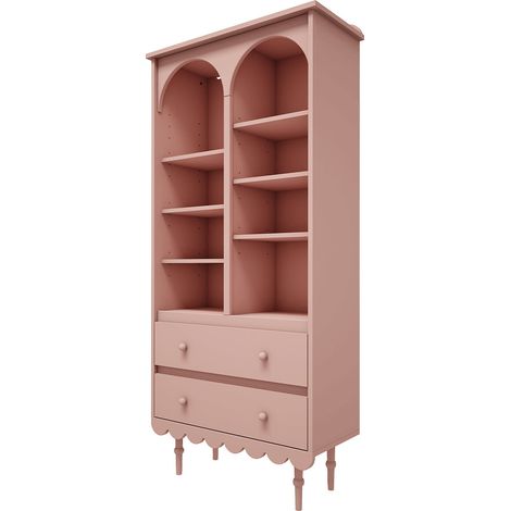 Estantería con 2 cajones Wood Luck Babushka Rosa (1/5)