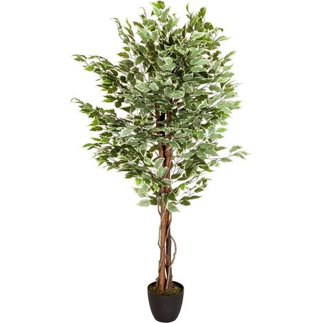 [GEBRAUCHT] B-Ware Hjh Office Kunstpflanze Kunstbaum Ficus Kunststoffpflanze Baum Kunststoff G117