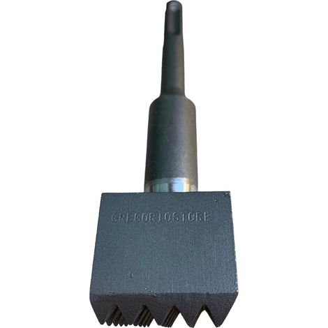 Bocciarda per pietra dura con attacco SDS plus,in acciaio temprato, per martello pneumatico, trapano 3,5x3,5 cm