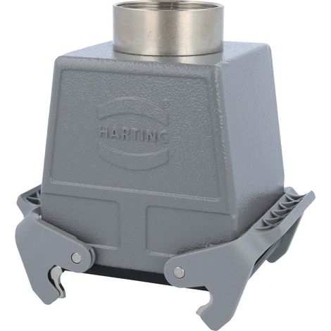 HARTING Han 32B Embase prolongatrice haut, 1xPG36 sortie de câble droite, avec 2 étriers transversaux Presse-étoupe PG36 Plage de serrage 19,0 mm - 32,0 mm - 1 Stück (1/3)