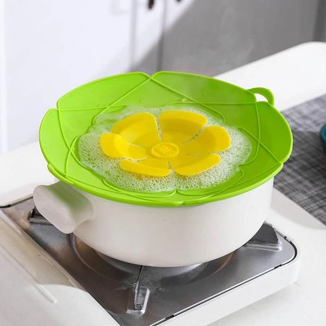 Couvercle en silicone pour casserole - Protection anti-débordement GreenGrönGreen (1/4)