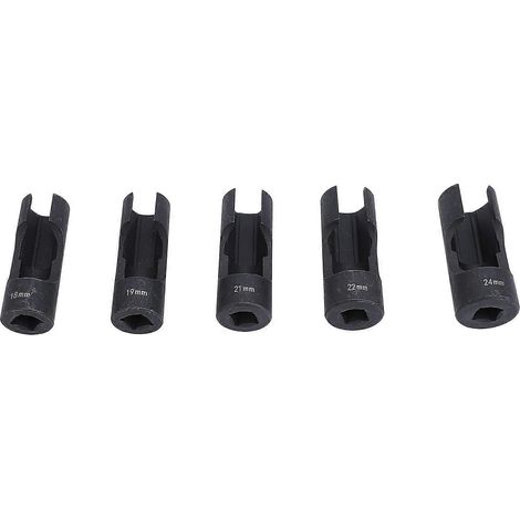 Jeu de douilles de 18 mm et 24 mm (5 pièces), outil en acier à entraînement 1/2 pouce pour le démontage des écrous de jambes de force. (1/5)