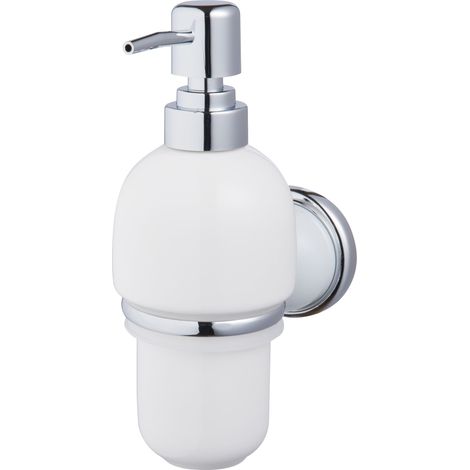 Distributeur de savon manuel mural Bisk 200 ml gris 1 pc.