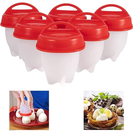 Moule en silicone pour cuisson doeuf sans coquille antiadhésif pour cuiseur vapeur et four sans BPA facile à démouler et à nettoyer