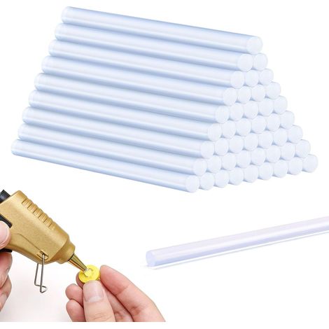 Bâtons de Colle Chaude, 11 mm x 200 mm Transparent Baton de Colle pour Pistolet, Séchage Rapide, Universels Pistolet à Colle Chaude pour Bricolage, Artisanat et Réparations (1/5)