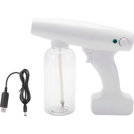 HL2101 500ml Pulvérisateur Électrique Nanométrique à Buse Réglable pour Nettoyage Domestique et Bureau DC12V (1/5)